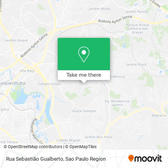 Rua Sebastião Gualberto map