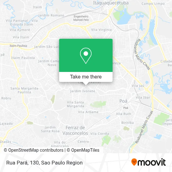 Rua Pará, 130 map