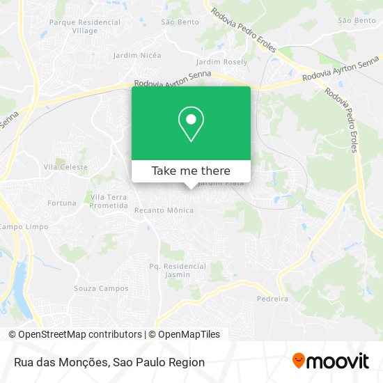 Rua das Monções map