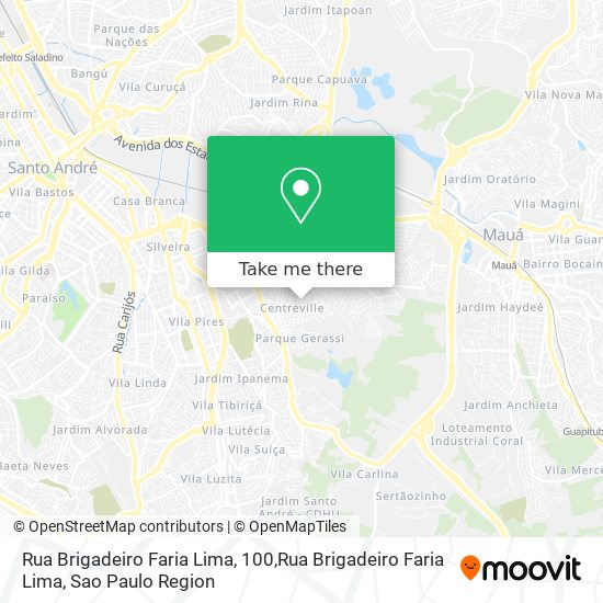 Rua Brigadeiro Faria Lima, 100,Rua Brigadeiro Faria Lima map