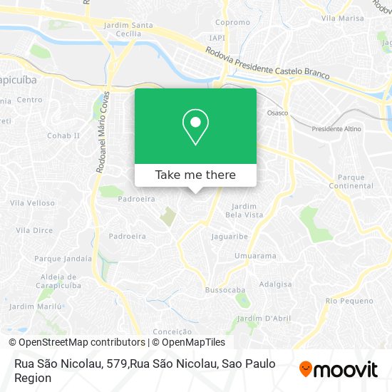 Rua São Nicolau, 579,Rua São Nicolau map