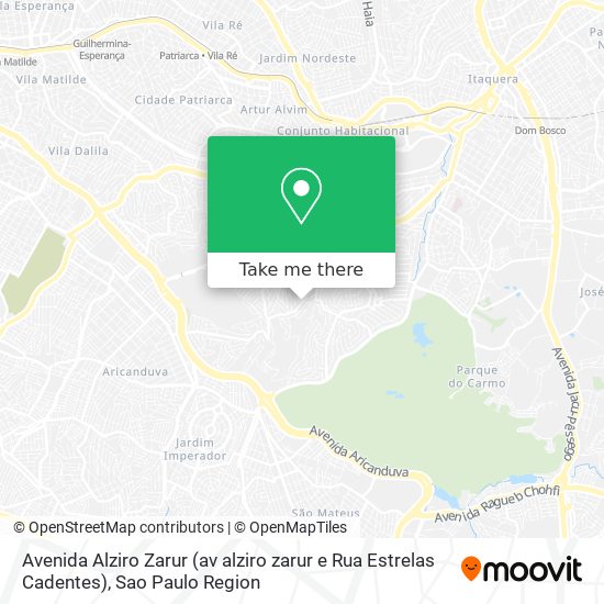 Avenida Alziro Zarur (av alziro zarur e Rua Estrelas Cadentes) map
