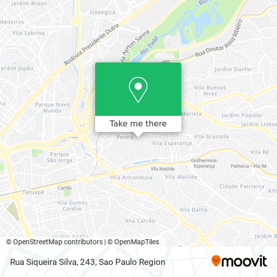 Rua Siqueira Silva, 243 map