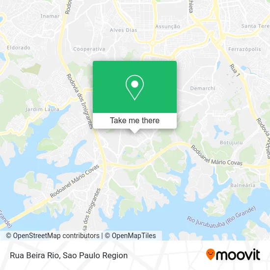 Rua Beira Rio map