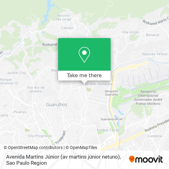 Avenida Martins Júnior (av martins júnior netuno) map