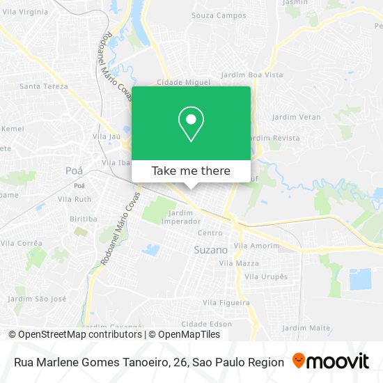 Mapa Rua Marlene Gomes Tanoeiro, 26