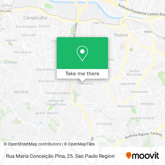 Mapa Rua Maria Conceição Pina, 25