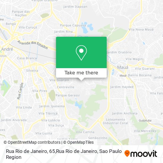 Rua Rio de Janeiro, 65,Rua Rio de Janeiro map