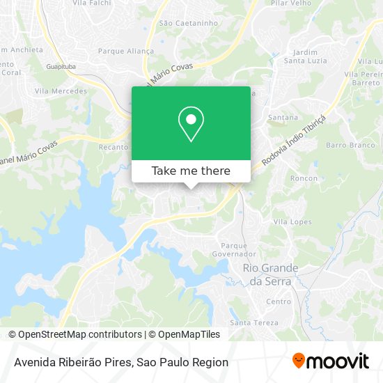 Avenida Ribeirão Pires map