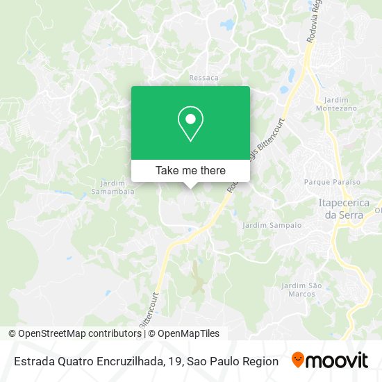 Estrada Quatro Encruzilhada, 19 map