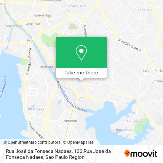 Rua José da Fonseca Nadaes, 133,Rua José da Fonseca Nadaes map