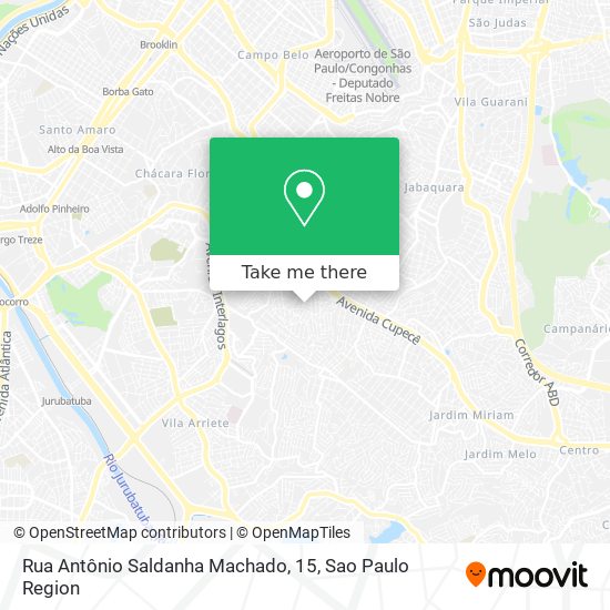 Rua Antônio Saldanha Machado, 15 map