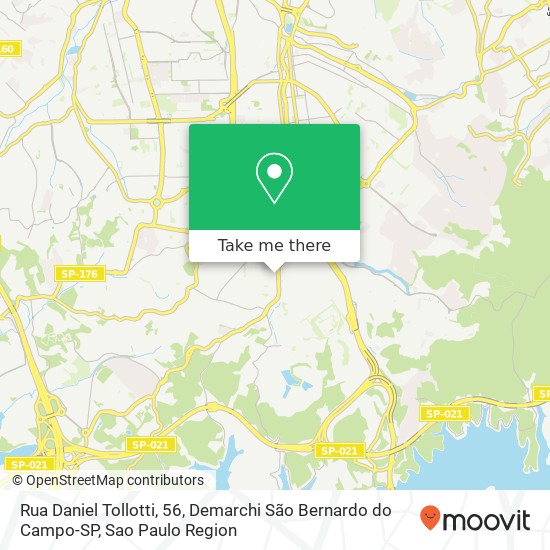 Rua Daniel Tollotti, 56, Demarchi São Bernardo do Campo-SP map