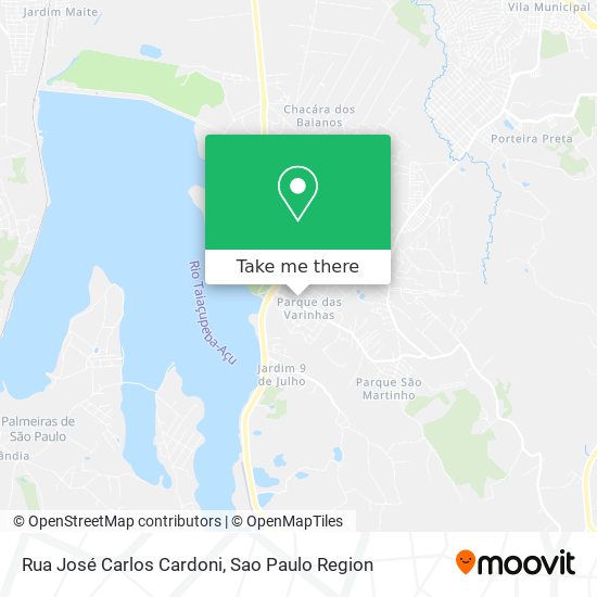 Rua José Carlos Cardoni map
