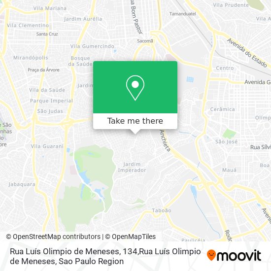 Rua Luís Olimpio de Meneses, 134,Rua Luís Olimpio de Meneses map