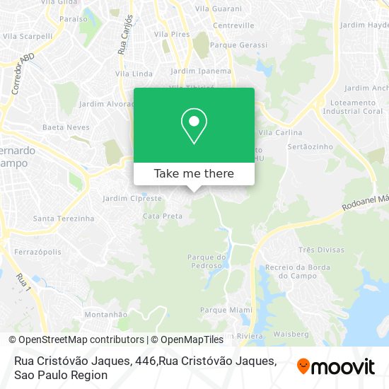 Rua Cristóvão Jaques, 446,Rua Cristóvão Jaques map