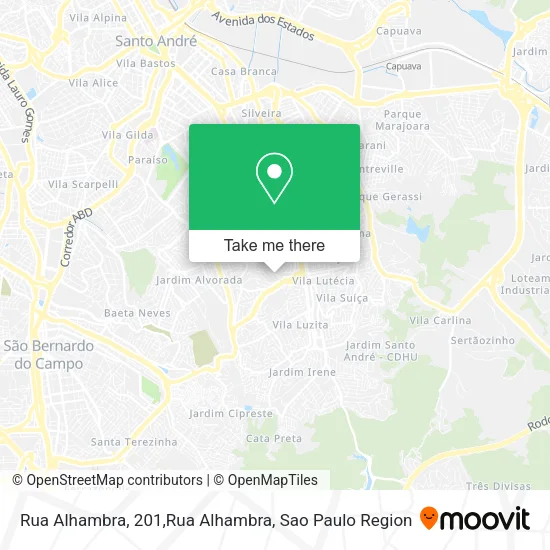 Rua Alhambra, 201,Rua Alhambra map