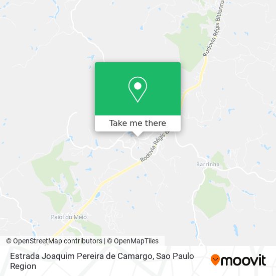 Estrada Joaquim Pereira de Camargo map