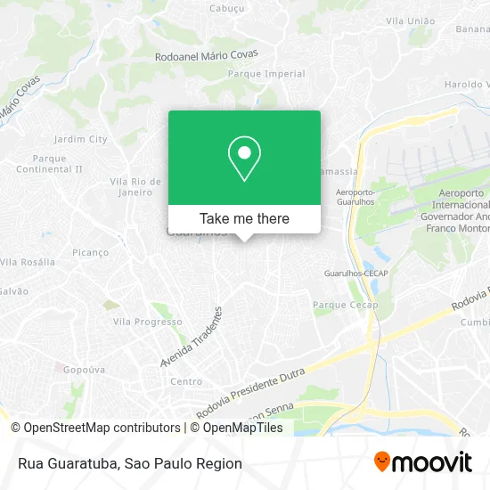 Rua Guaratuba map