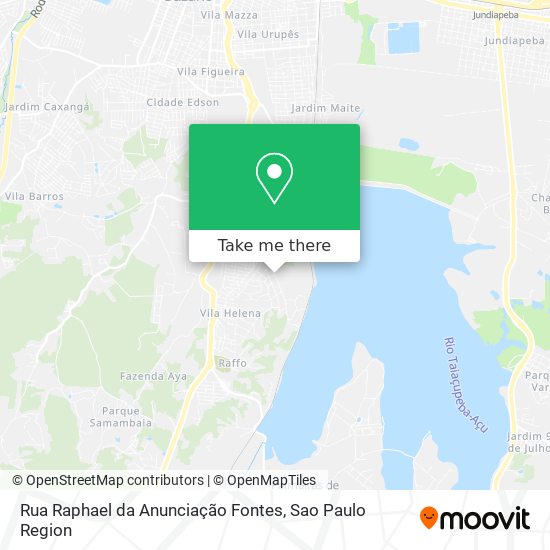 Rua Raphael da Anunciação Fontes map