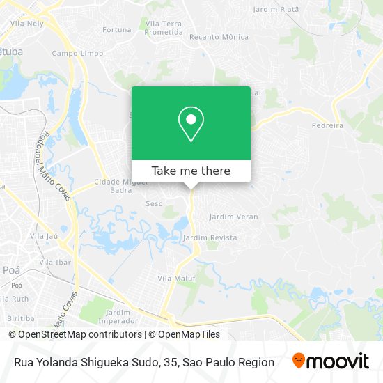 Mapa Rua Yolanda Shigueka Sudo, 35
