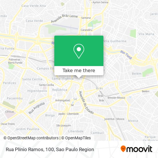 Rua Plínio Ramos, 100 map