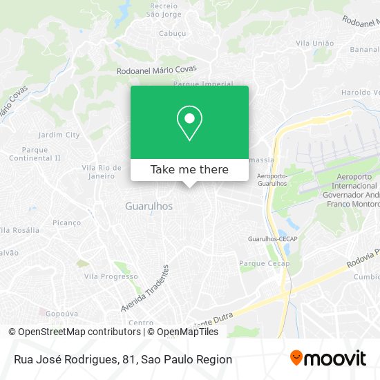 Rua José Rodrigues, 81 map