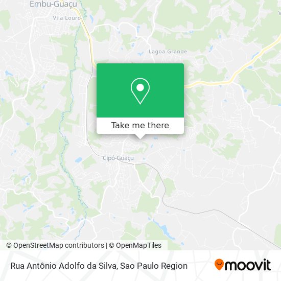 Mapa Rua Antônio Adolfo da Silva