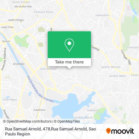 Mapa Rua Samuel Arnold, 478,Rua Samuel Arnold