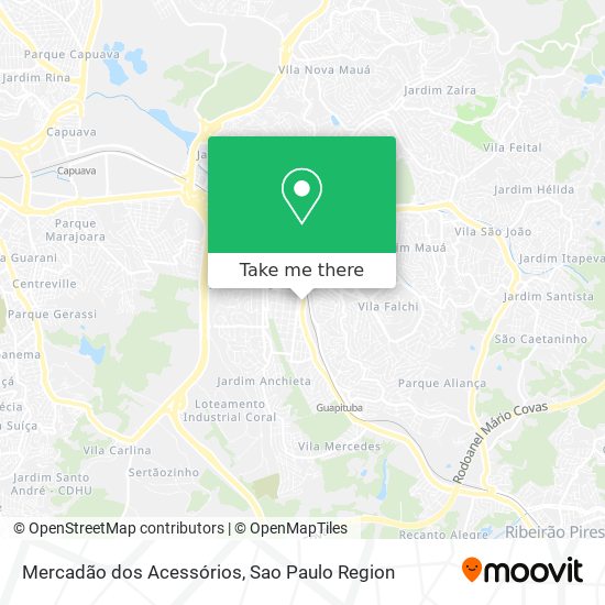 Mercadão dos Acessórios map