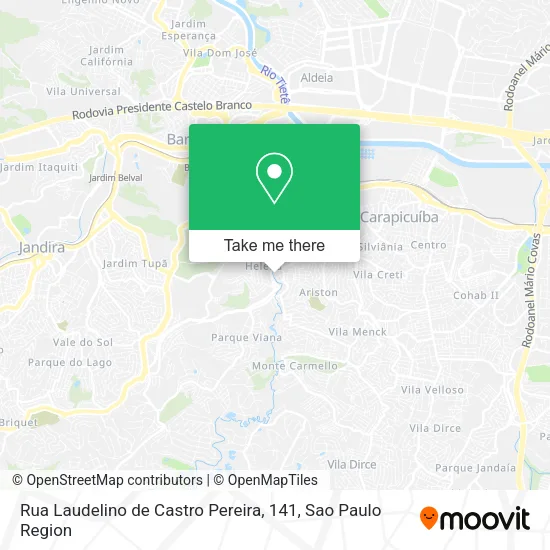 Rua Laudelino de Castro Pereira, 141 map