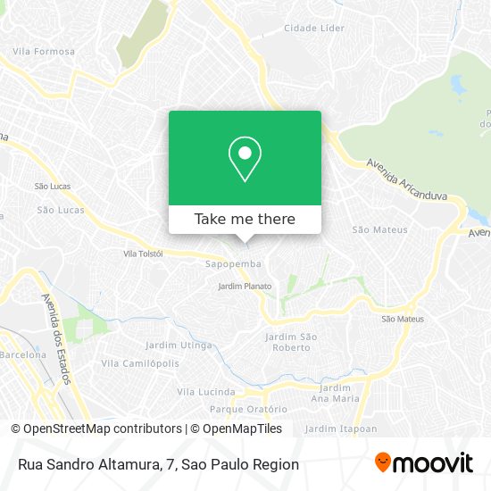 Mapa Rua Sandro Altamura, 7