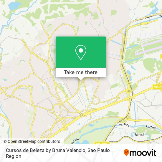 Mapa Cursos de Beleza by Bruna Valencio