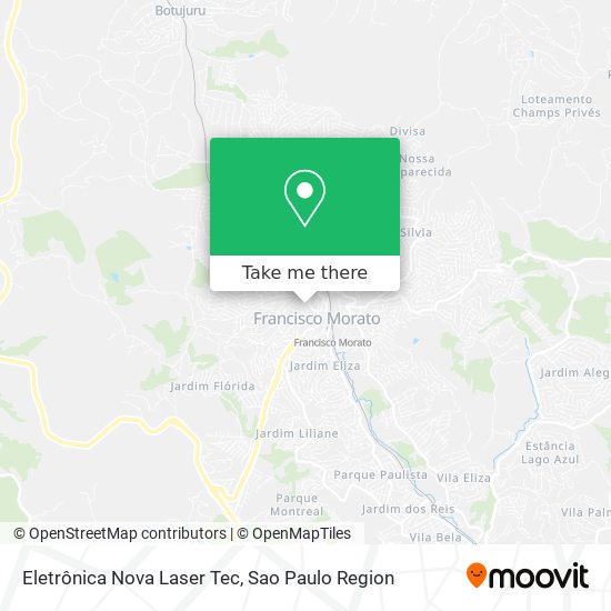 Eletrônica Nova Laser Tec map