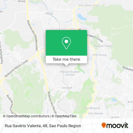 Mapa Rua Savério Valente, 48