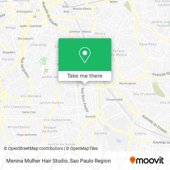 Mapa Menina Mulher Hair Studio