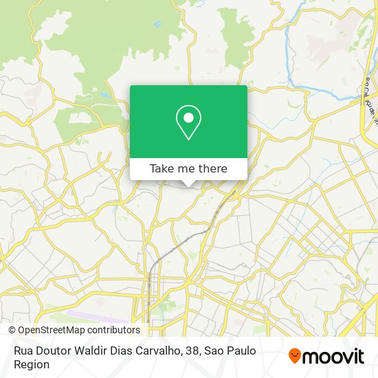 Rua Doutor Waldir Dias Carvalho, 38 map