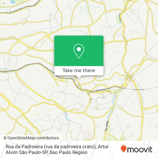 Rua da Padroeira (rua da padroeira crato), Artur Alvim São Paulo-SP map