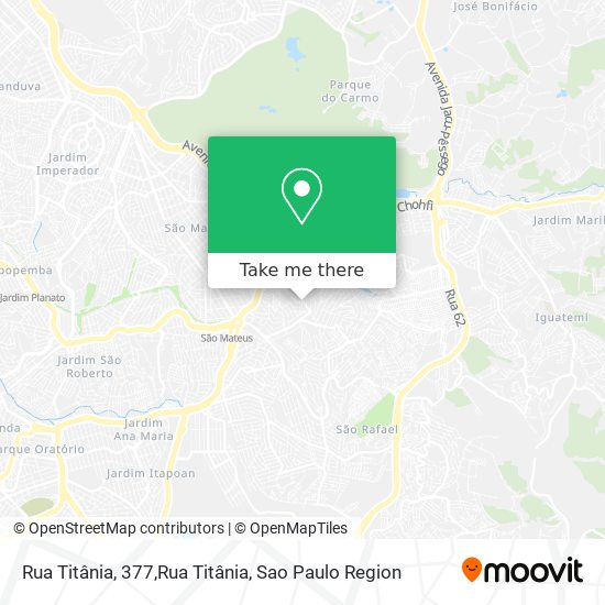 Mapa Rua Titânia, 377,Rua Titânia