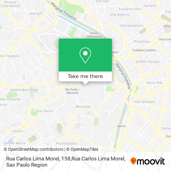 Rua Carlos Lima Morel, 158,Rua Carlos Lima Morel map