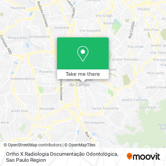 Ortho X Radiologia Documentação Odontológica map