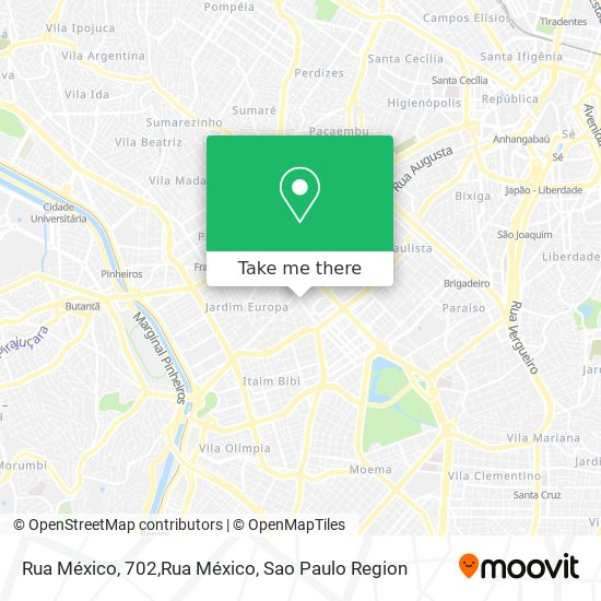 Mapa Rua México, 702,Rua México