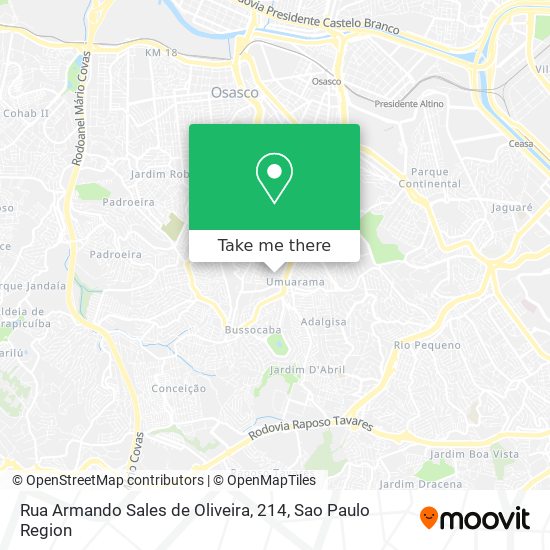 Rua Armando Sales de Oliveira, 214 map