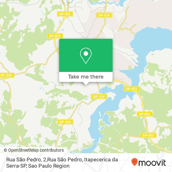 Rua São Pedro, 2,Rua São Pedro, Itapecerica da Serra-SP map