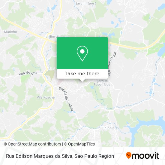 Mapa Rua Edilson Marques da Silva