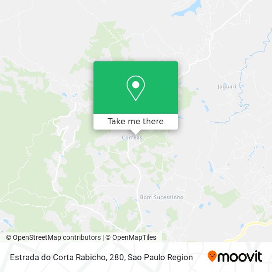 Estrada do Corta Rabicho, 280 map