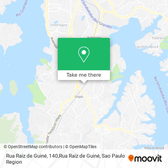 Mapa Rua Raiz de Guiné, 140,Rua Raiz de Guiné