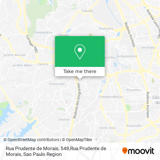 Rua Prudente de Morais, 548,Rua Prudente de Morais map