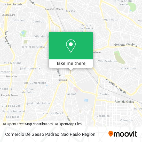 Comercio De Gesso Padrao map