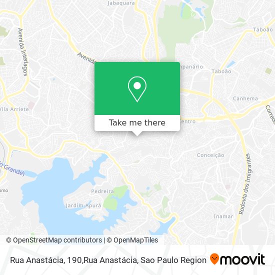 Rua Anastácia, 190,Rua Anastácia map